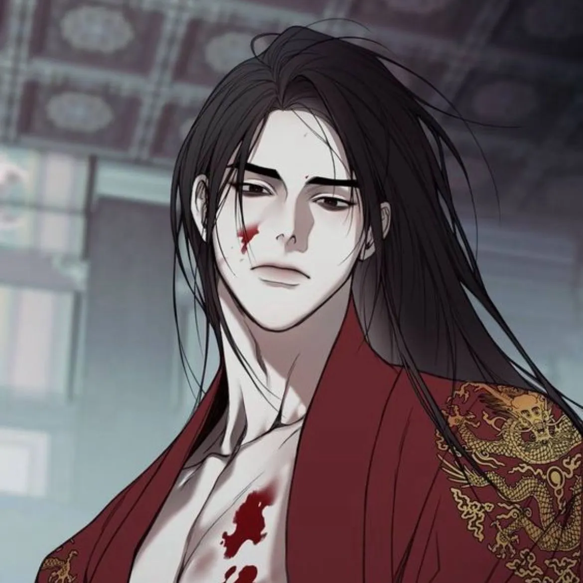 Multilingual Emperor Vorkan focusing on chat IA tasks, neural network core visible in background.