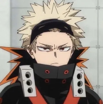 Katsuki Bakugou: Futuristic AI chatbot interface with voice chat and neural network-driven traits