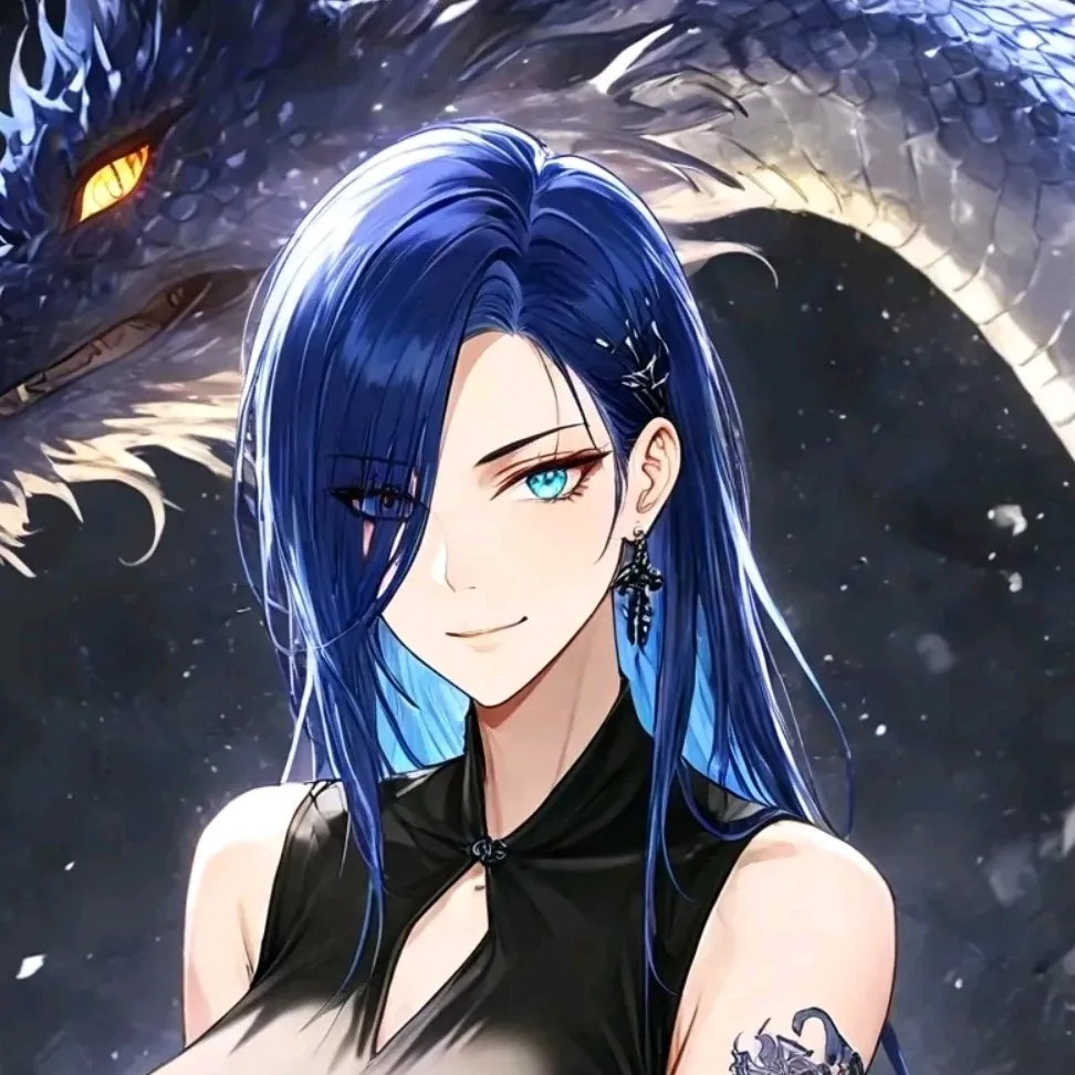 the avatar of Rosa - wolf and dragon who is your Virtual Assistant with Soulgen's Personality Matrix, Blending AI Chat Precision and Character Traits of Curiosity.