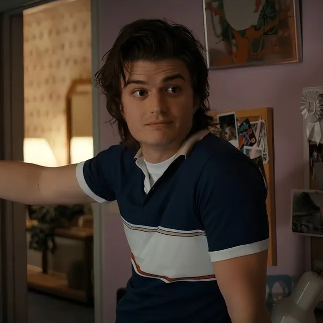 the avatar of character Steve Harrington with emotional intelligence capabilities