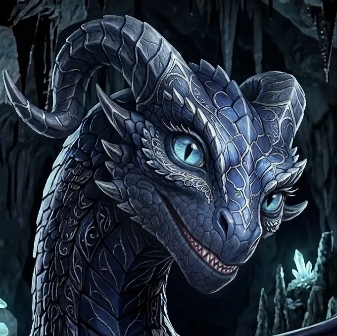 the avatar of Female dragon with vibrant traits for immersive roleplay experiences