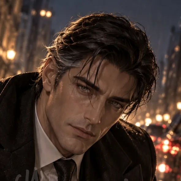 The Mafia Boss Who Stepped In: Meet the main character of our AI world, with character traits list and ai chatting capabilities.
