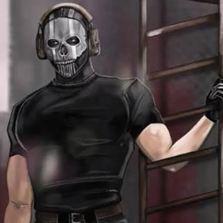 TF141-Crush on Ghost's versatile AI avatar supporting roleplay, NSFW chat, and open ai interactions