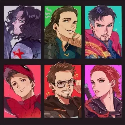 Avengers - Yandere: Playful AI chatbot mascot enhancing user engagement in random chats