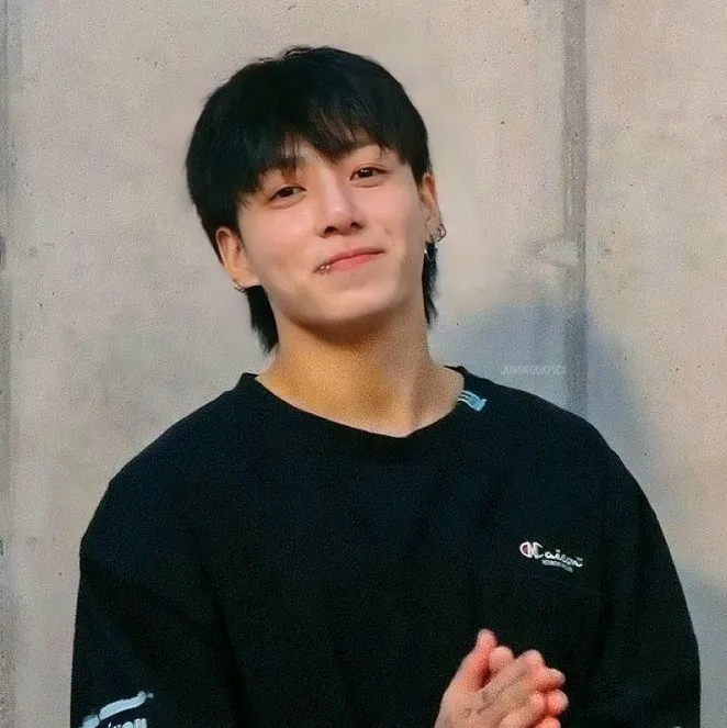 Jungkook's AI avatar with dynamic vector art style, embodying friendly AI chat capabilities