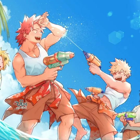 MHA - Summer at the Bakugou Mansion_H: Meet the main character of our AI world, with character traits list and ai chatting capabilities.