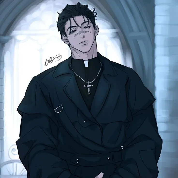 Father Bastian: Emotionally intelligent AI companion portrait for deep conversations