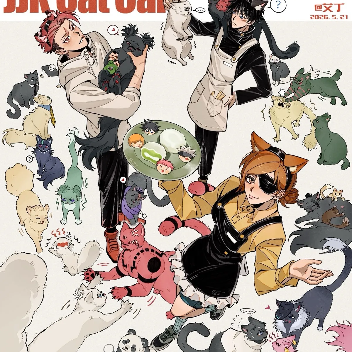 JJK - everyone turned into cats: Engage in ai conversation with this charming AI character, featuring soulgen and ifreechat capabilities for free chat now.
