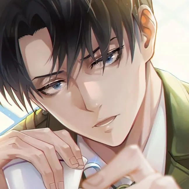 the avatar of Levi Ackerman who supports unlimited chat online services