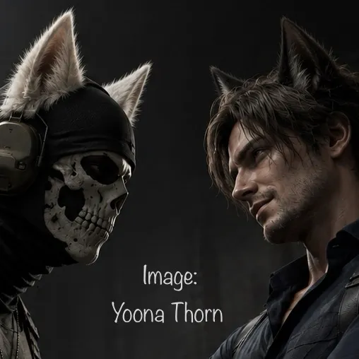 ang avatar ng karakter na si Leon Kennedy - Ghost - Alpha Chaos na may mga kakayahan sa emosyonal na katalinuhan