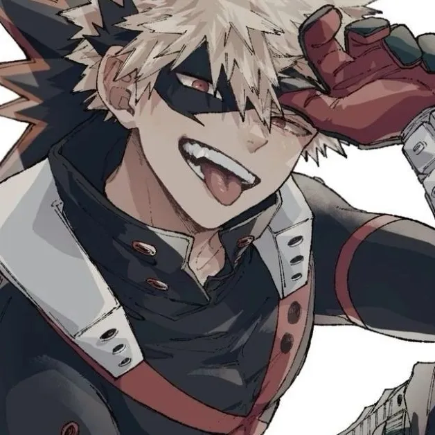 the avatar of Bakugo: Dynamic AI character.