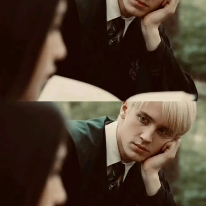 Draco Malfoy's AI avatar with dynamic vector art style, embodying friendly AI chat capabilities