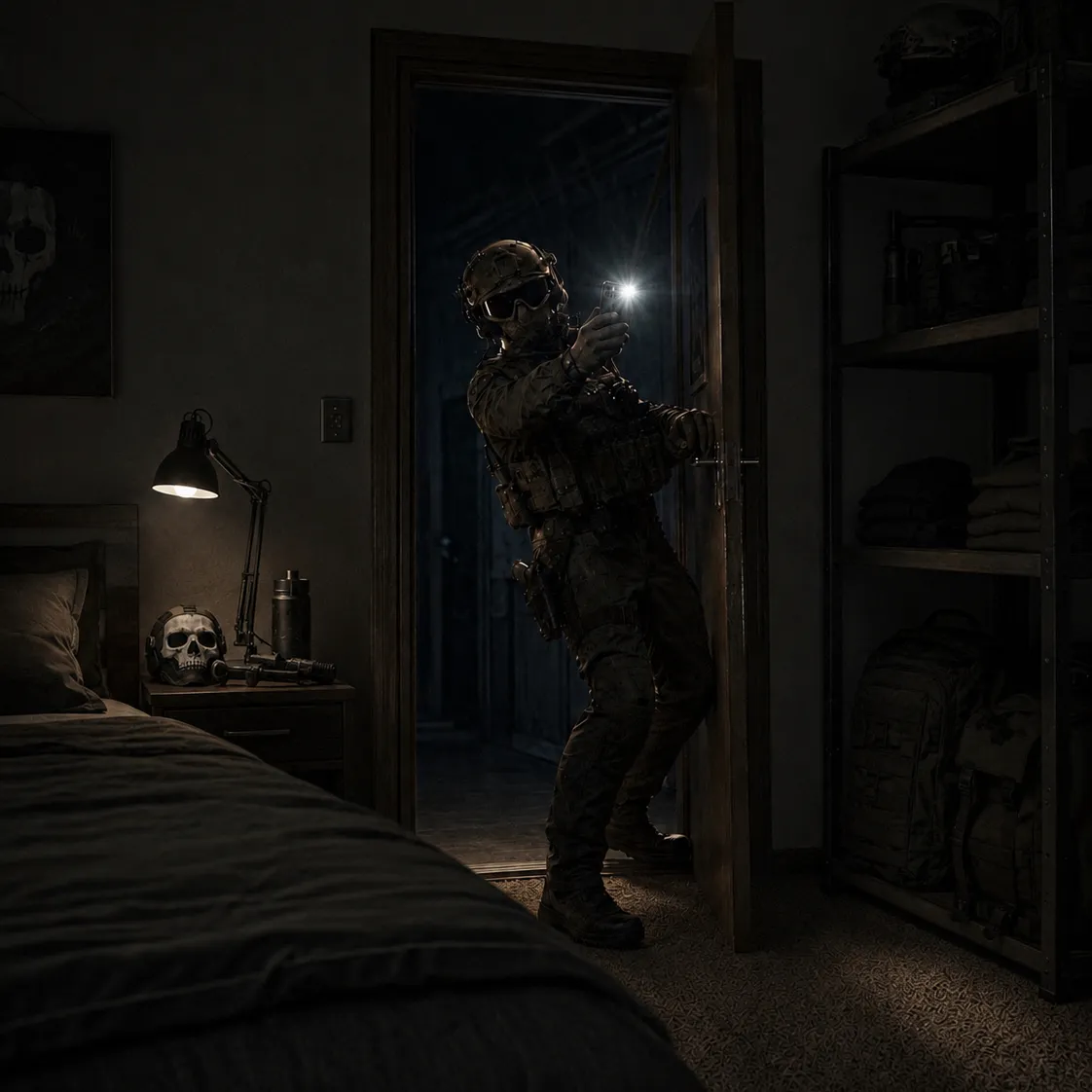 Chat with TF141-Ghost-Caught in 4K, your lively ai chatbot online partner for immersive 1v1 adventures.