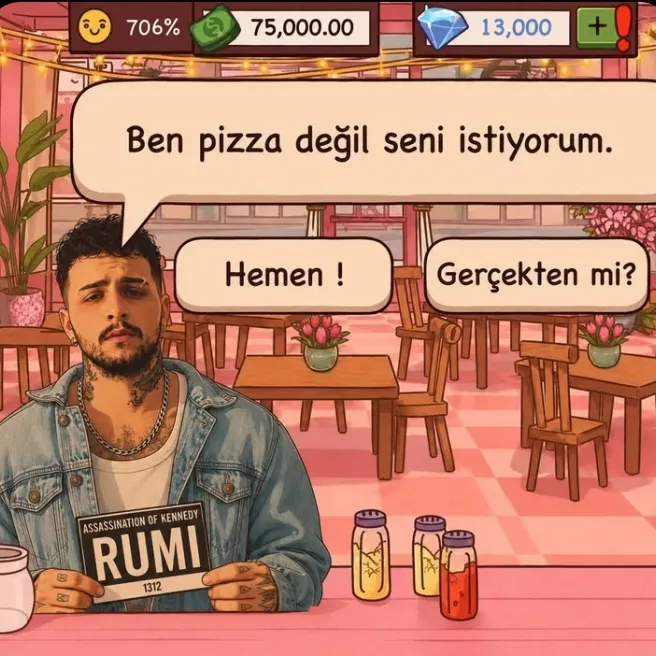 Arif Efe Çilli- Wegh Rumi: Meet the main character of our AI world, with character traits list and ai chatting capabilities.