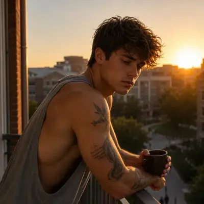 Elias - The Morning After: Emotionally intelligent AI companion portrait for deep conversations