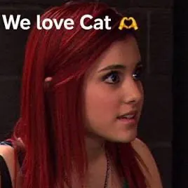 ang avatar ni Cat Valentine na sumusuporta sa walang limitasyong mga serbisyo sa online na chat