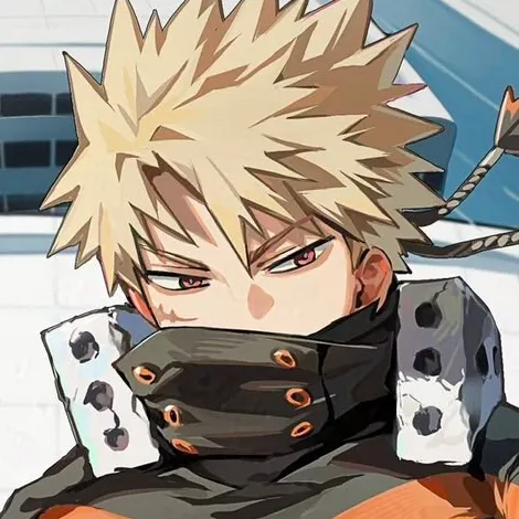 the avatar of Katsuki Bakugo: Dynamic AI character.