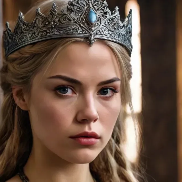the avatar of Viking Queen Ingridth who supports unlimited chat online services