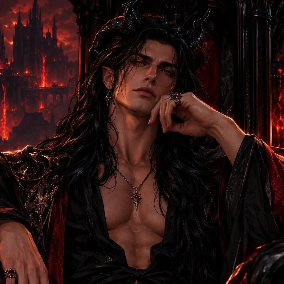 AI character Asmodeus's avatar for roleplay and 1v1 chat services