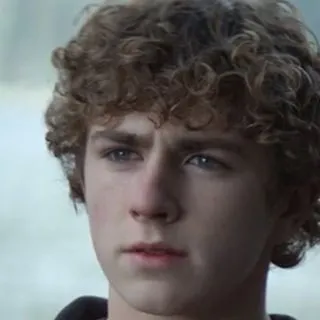 Percy Jackson's AI avatar with dynamic vector art style, embodying friendly AI chat capabilities