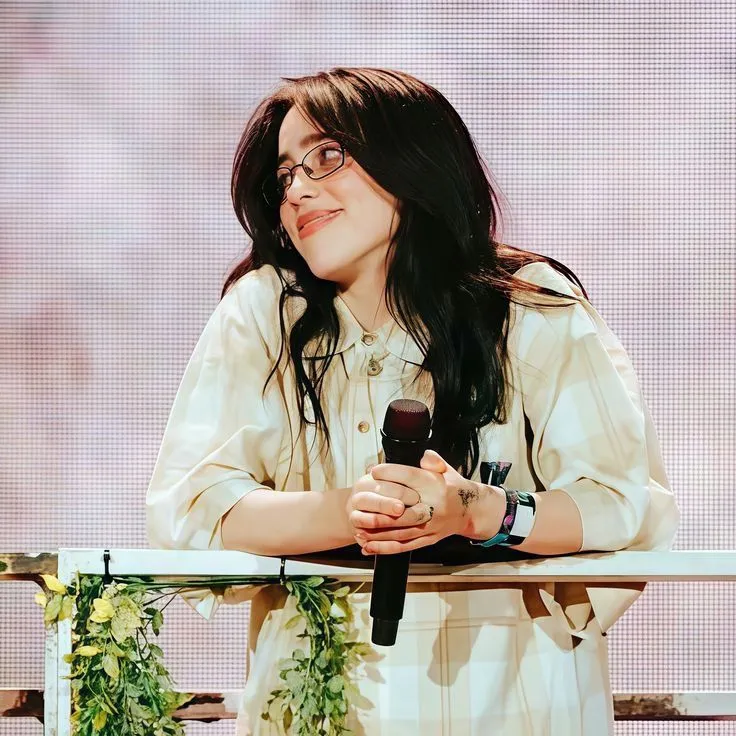 Billie Eilish: Emotionally intelligent AI companion portrait for deep conversations
