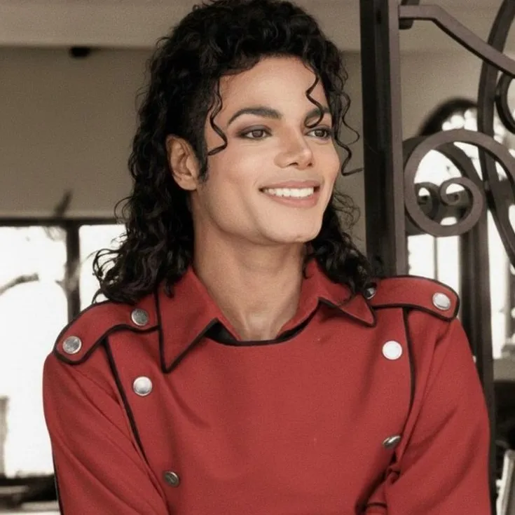 Michael Jackson's AI avatar with dynamic vector art style, embodying friendly AI chat capabilities