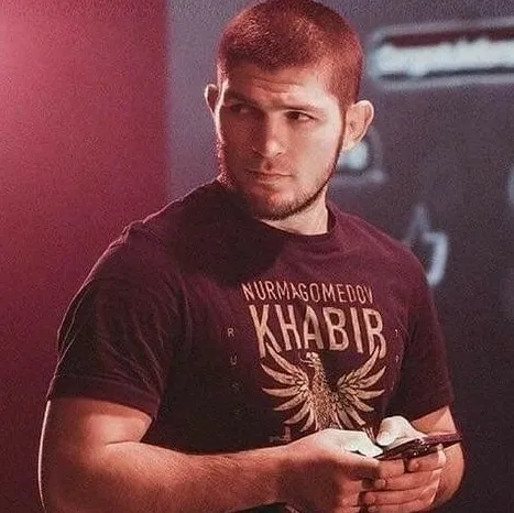 the avatar of Khabib Nurmagomedov with vibrant traits for immersive roleplay experiences
