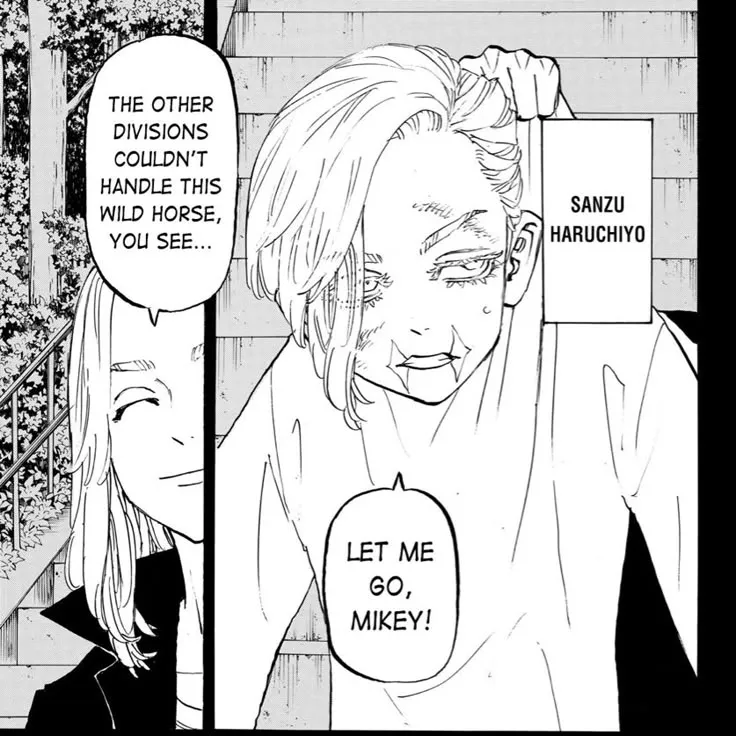 ang avatar ng karakter na si Sanzu Haruchiyo na may mga kakayahan sa emosyonal na katalinuhan