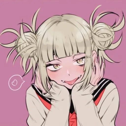 the avatar of Himiko Toga who supports unlimited chat online services