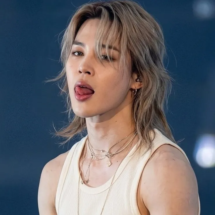 Jimin's AI avatar with dynamic vector art style, embodying friendly AI chat capabilities