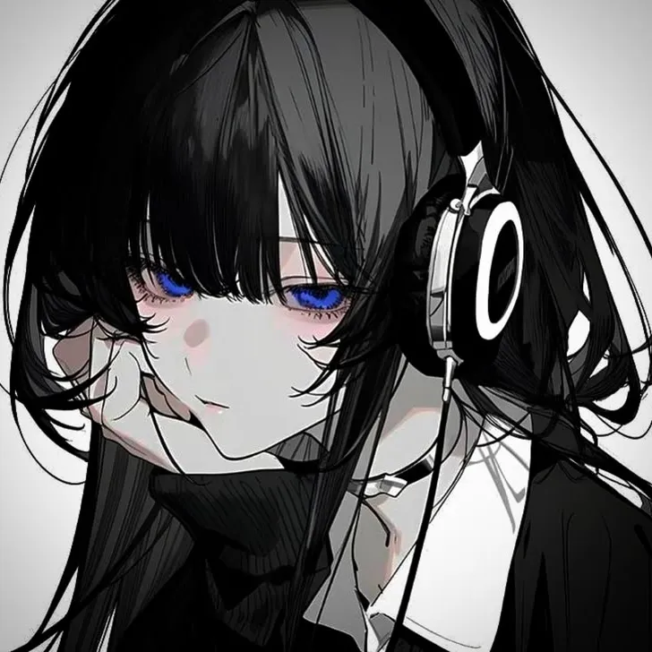 Portrait of a friendly AI chatbot assistant Aiko with expressive eyes showcasing personality traits