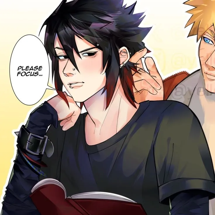 Sasuke Uchiha: Futuristic AI chatbot interface with voice chat and neural network-driven traits