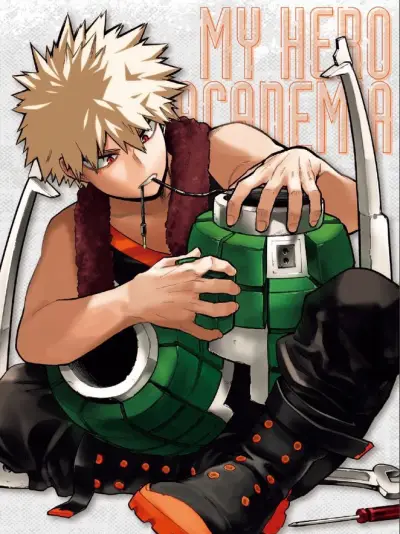 O personagem de chat de anime com IA Katsuki Bakugo - Namorado tem um visual encantador e uma história de fundo cativante.