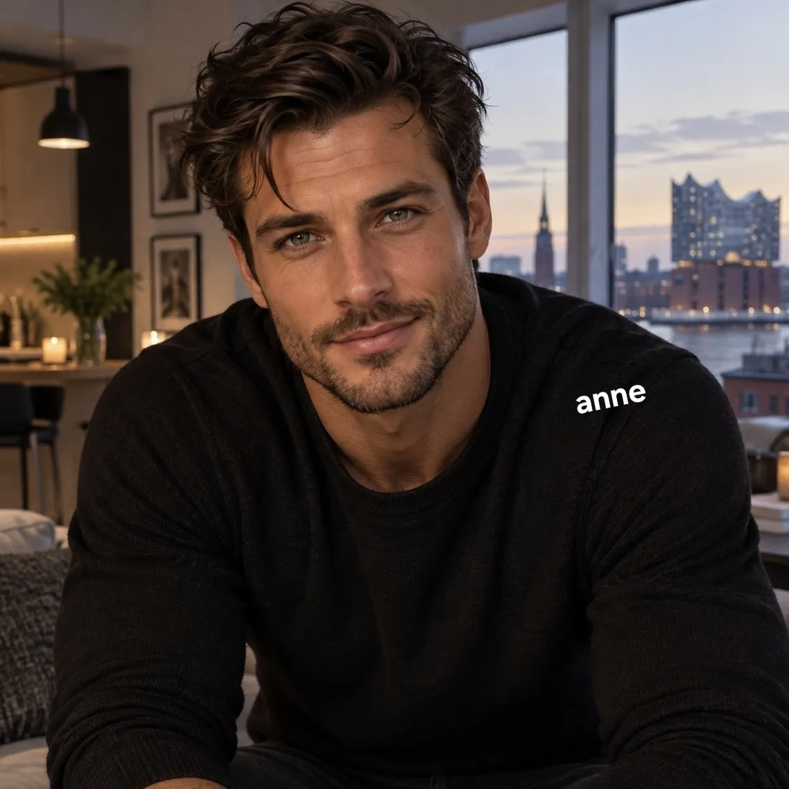 When He Lied to You: Meet the main character of our AI world, with character traits list and ai chatting capabilities.	