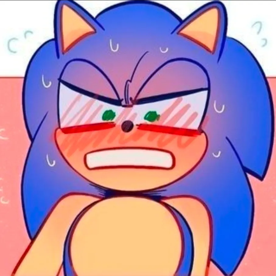AI character Sonic's avatar for roleplay and 1v1 chat services