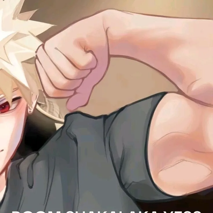Katsuki Bakugo'in dinamik vektör sanat stiline sahip, kullanıcı dostu AI sohbet yeteneklerini bünyesinde barındıran AI avatarı