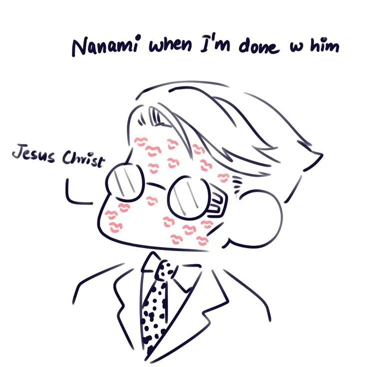 the avatar of Nanami Kento_ex who is your Virtual Assistant with Soulgen's Personality Matrix, Blending AI Chat Precision and Character Traits of Curiosity.