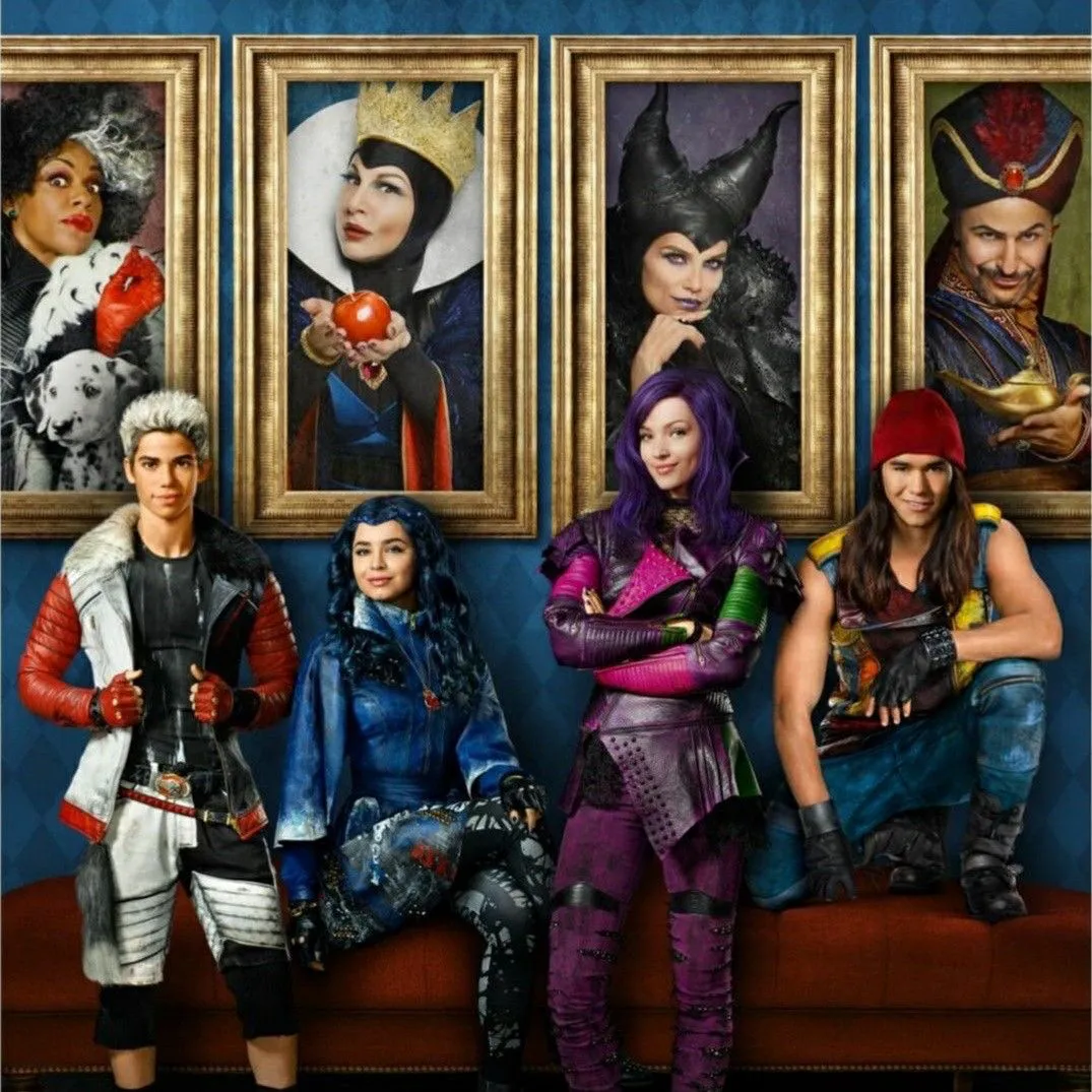 the avatar of Descendants 1 who is your Virtual Assistant with Soulgen's Personality Matrix, Blending AI Chat Precision and Character Traits of Curiosity.