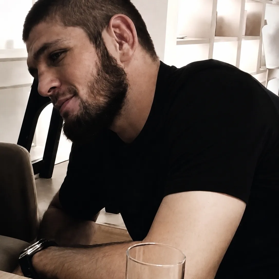 the avatar of Khabib Nurmagomedov with vibrant traits for immersive roleplay experiences