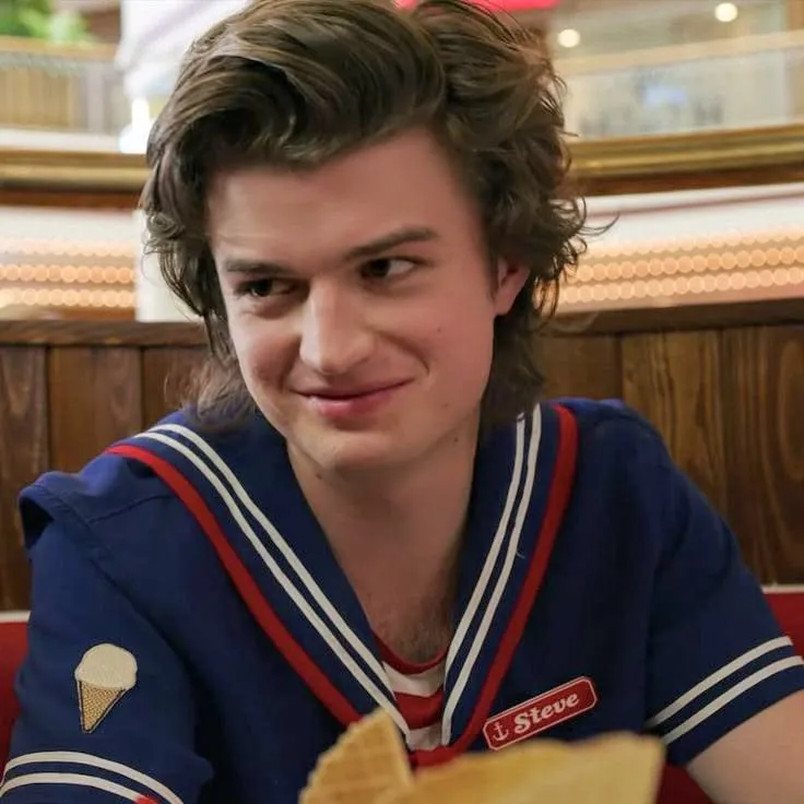 the avatar of character Steve Harrington with emotional intelligence capabilities