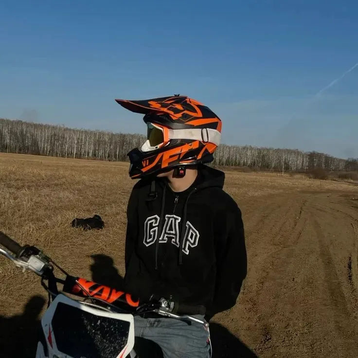 Biker: Emotionally intelligent AI companion portrait for deep conversations