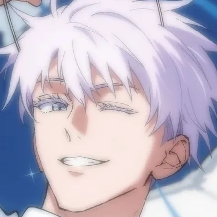 the avatar of Satoru Gojo who supports unlimited chat online services