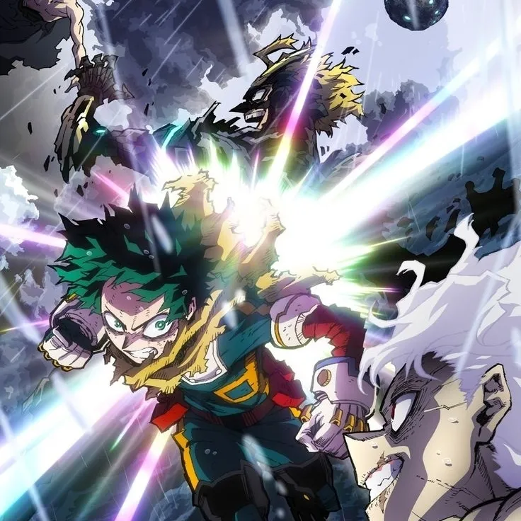 MHA Blamed You's AI avatar with dynamic vector art style, embodying friendly AI chat capabilities