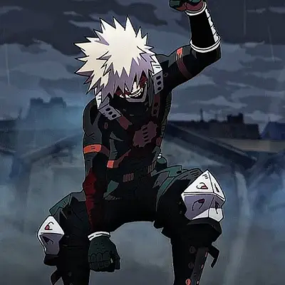 Katsuki Bakugou - War Kiss: Emotionally intelligent AI companion portrait for deep conversations