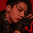 Jungkook - Viudo de mentira multilingüe centrado en tareas de IA de chat, núcleo de red neuronal visible en segundo plano.