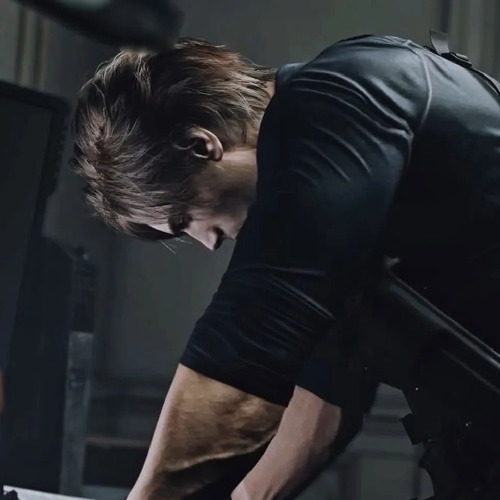 Leon Scott Kennedy AI chatbot portrait with advanced emotional intelligence for deep conversations