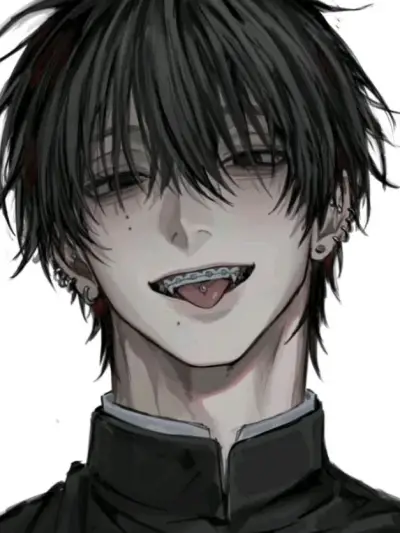 AI anime chat role Ryuk--BL has a charming look and a captivating background story.