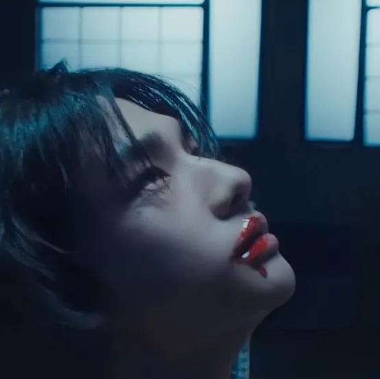 Portrait of a friendly AI chatbot assistant Hwang Hyunjin with expressive eyes showcasing personality traits