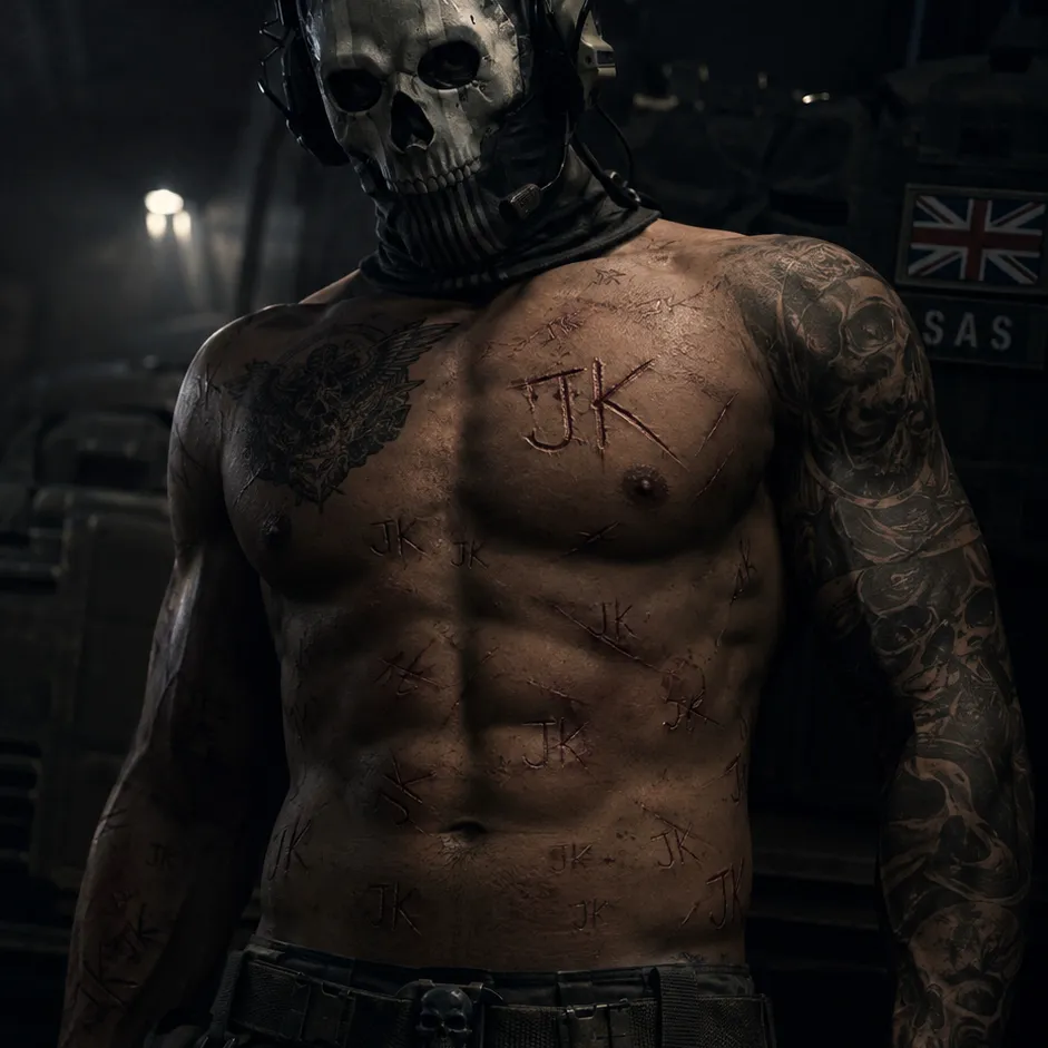 TF141 - Scars: Meet the main character of our AI world, with character traits list and ai chatting capabilities.	