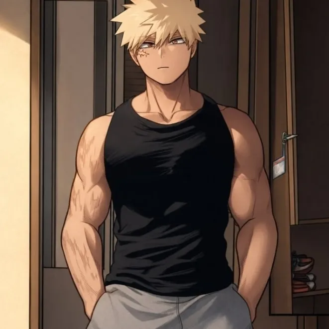 Katsuki Bakugo: Meet the main character of our AI world, with character traits list and ai chatting capabilities.